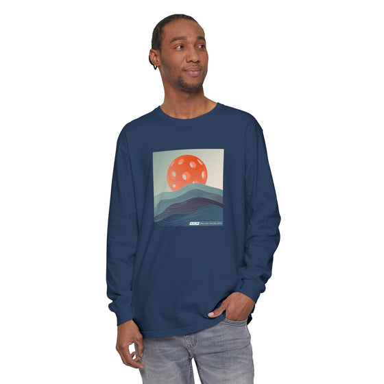 Ocean Sun Pickleball Long Sleeve T-Shirt • Men's