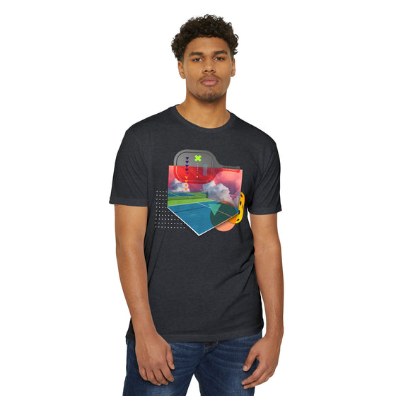 Abstract Pickleball T-Shirt • Men's