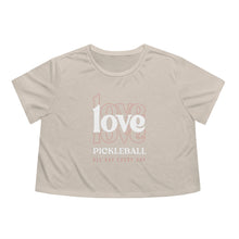  Love Love Love Pickleball Cropped Tee • Women's