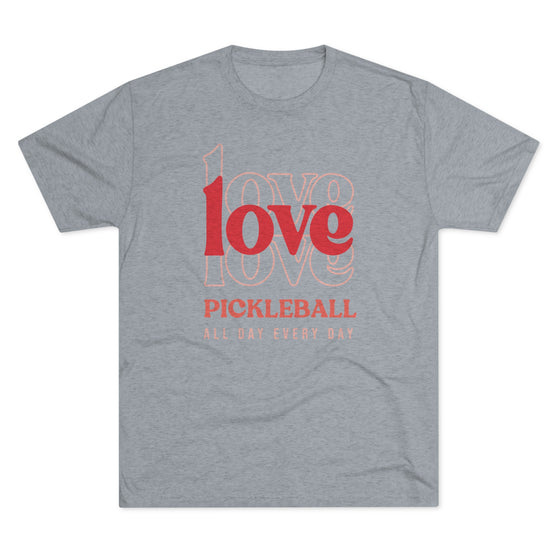 Heather Love Love Love Pickleball T-Shirt • Women's