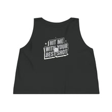  Hit Me With Your Best Shot Cropped Pickleball Tank • Women's