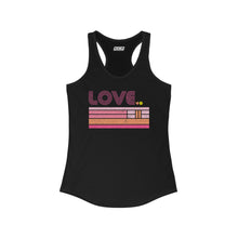  Pickleball Striped LOVE Racerback Tank • Women's