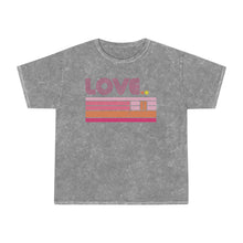  Pickleball Striped LOVE Mineral Wash Tee • Women's