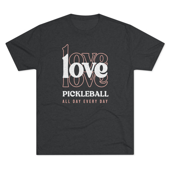 Heather Love Love Love Pickleball T-Shirt • Women's