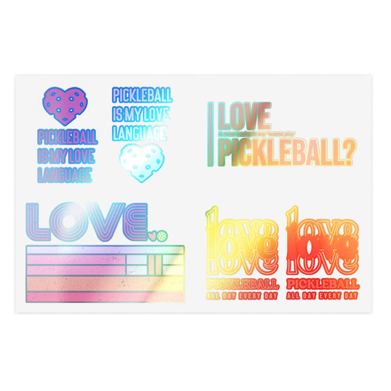 Pickleball Sticker Sheets | Valentine's Edition