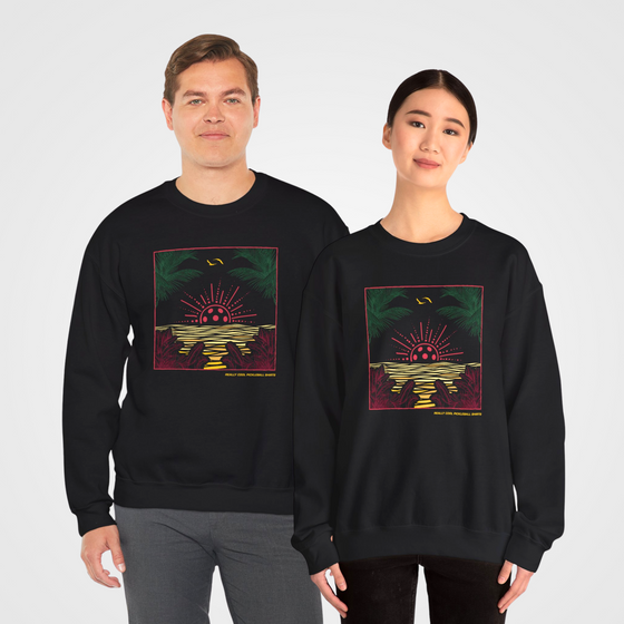 Pickleball Beach Sweatshirt • Unisex