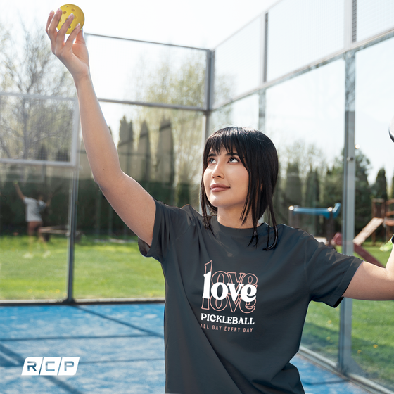 Heather Love Love Love Pickleball T-Shirt • Women's